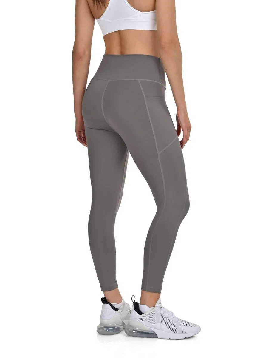 TCA Leggins Deportivos Mujer - Leggings Cintura Alta 7/8 - Mallas de Deporte Mujer con Control de Abdomen y 2 Bolsillos Laterales Abiertos - Mallas para Correr Gym Yoga Pilates y Entrenar