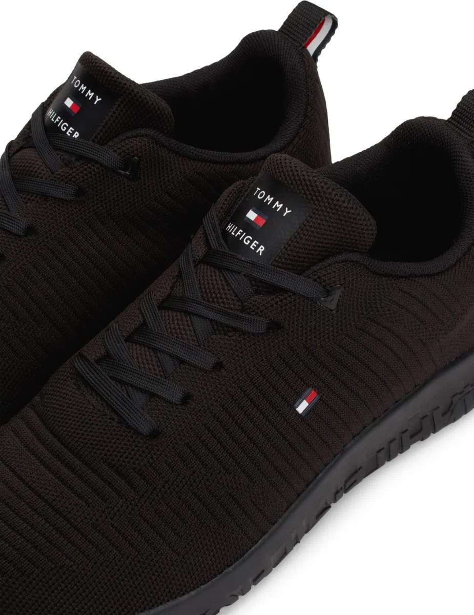 Tommy Hilfiger Hombre Sneaker Running Corporate Knit Rib Runner Zapatillas Deportivas