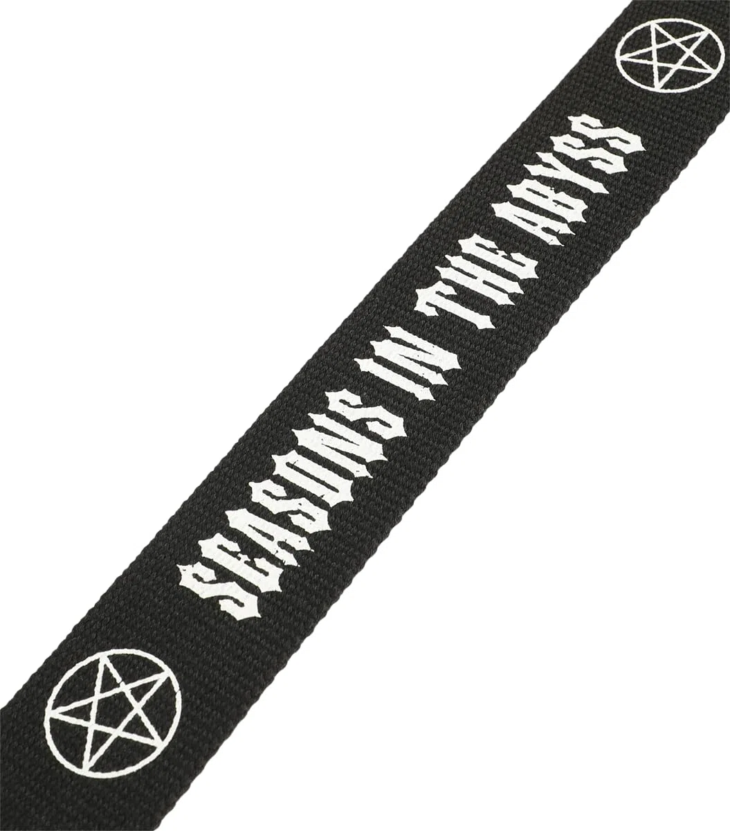 Slayer Logo Unisex Cinturón Negro 100% poliéster