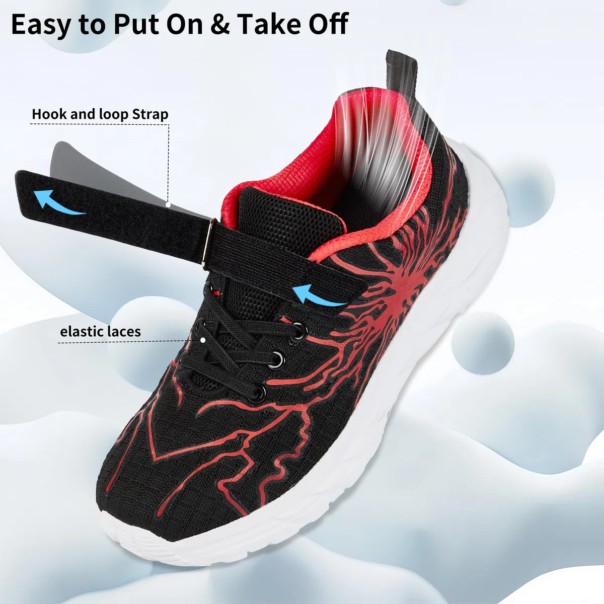 Zapatillas Deportivas para Niños y Niñas Cómodas con Velcro para Running Shoes Al Aire Calzado Trekking Zapatos Casuales28-39 EU