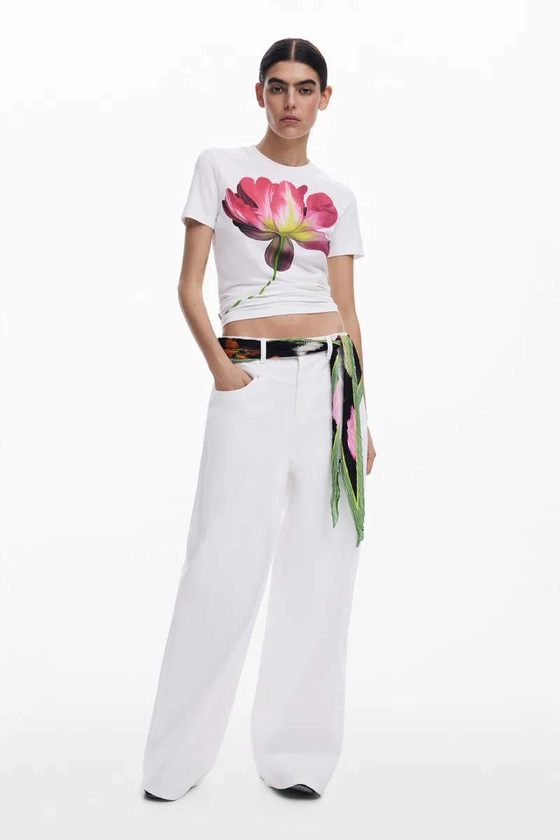 Foulard flores