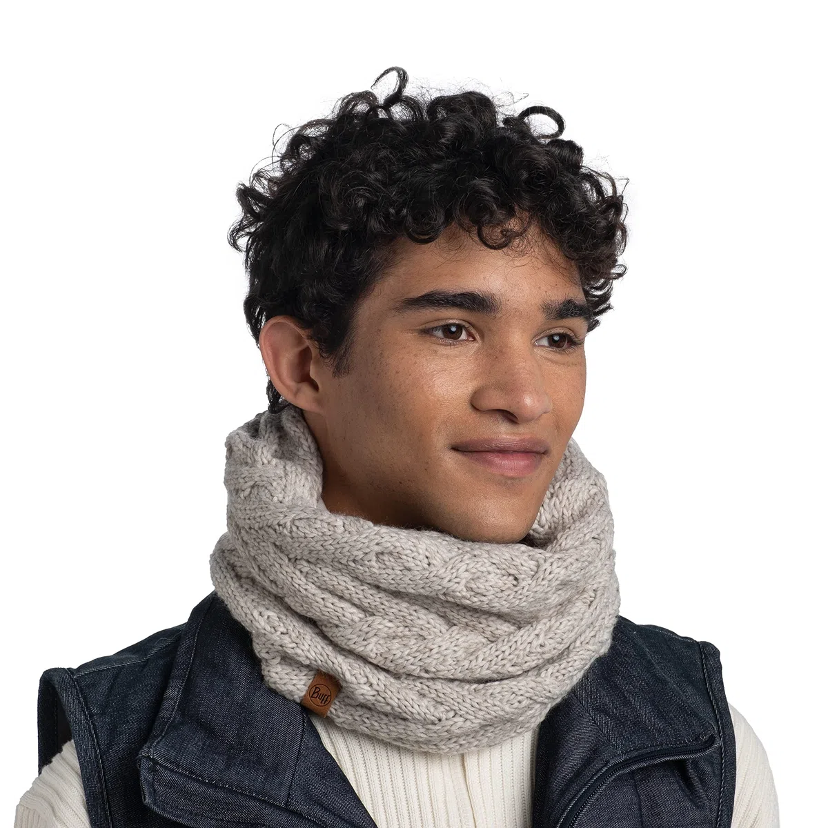 Buff Cinta Knitted Caryn Calentador de cuello tricot y polar Unisex adulto (Pack de 1)