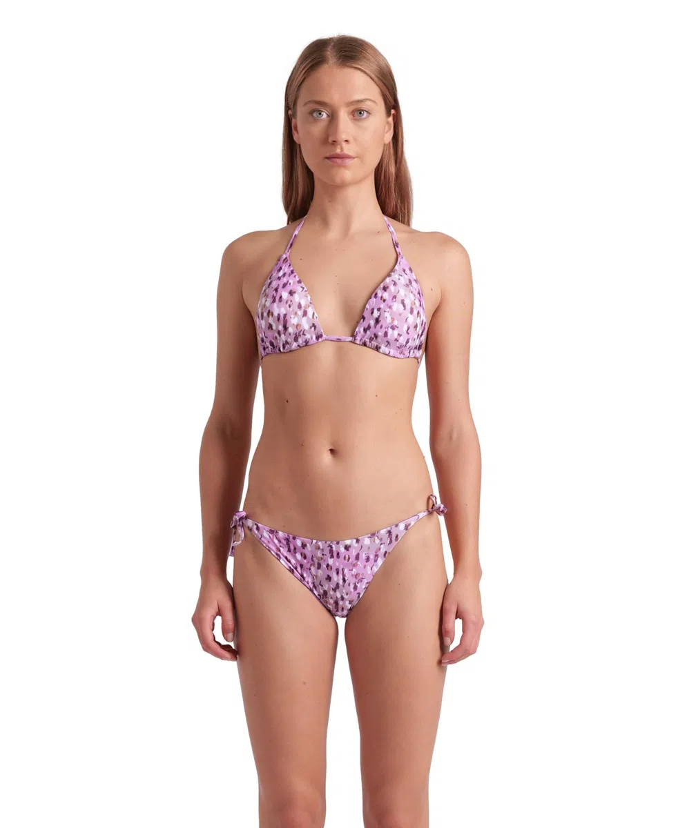 Arena Women's Arena Water Print Bikini Triangle Bañador de Dos Piezas Mujer (Pack de 1)