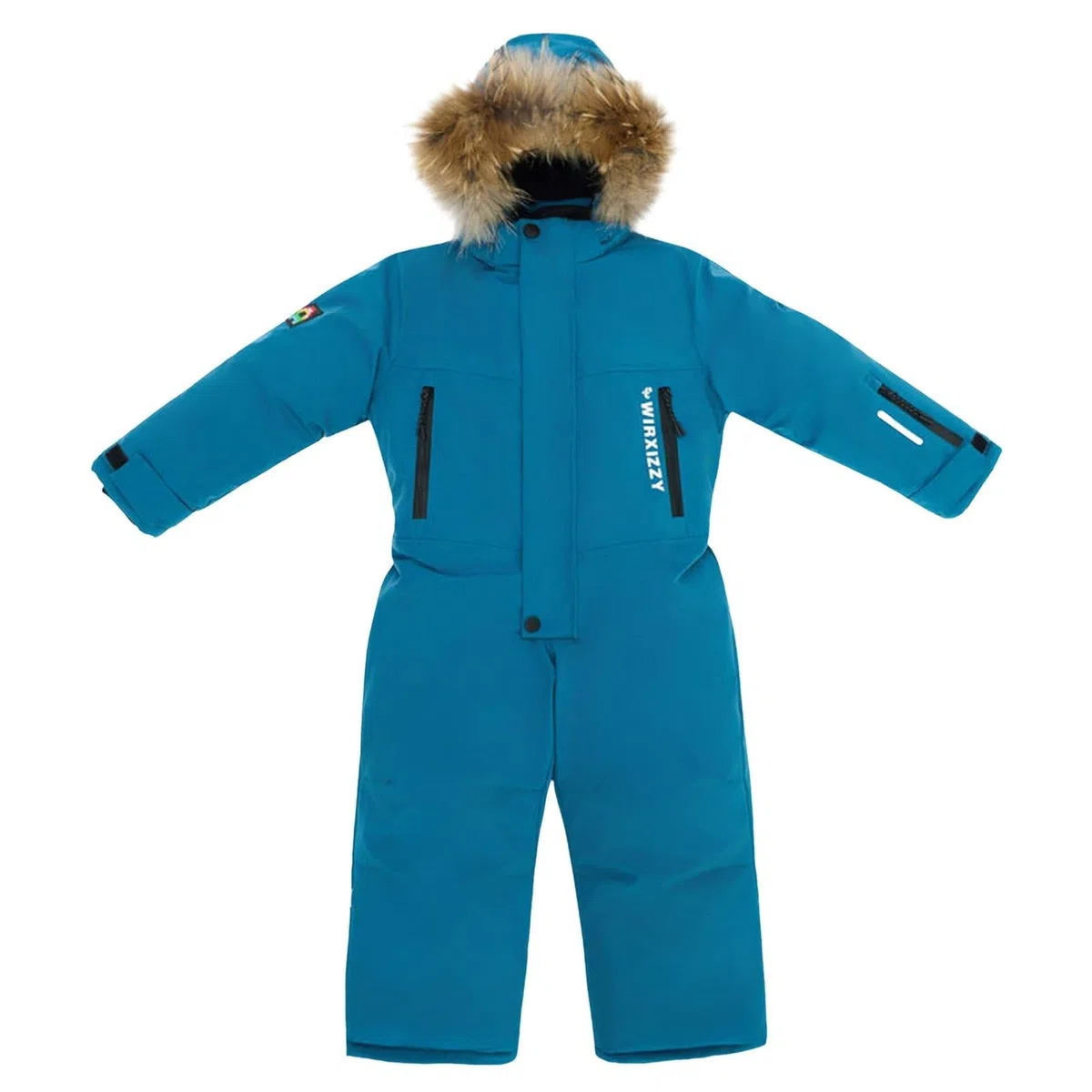 Traje de nieve para niños, traje de esquí de una pieza, chaqueta de esquí con capucha, impermeable, chaqueta de invierno, cálido traje de invierno, resistente al viento, mono de esquí para niños/niñas