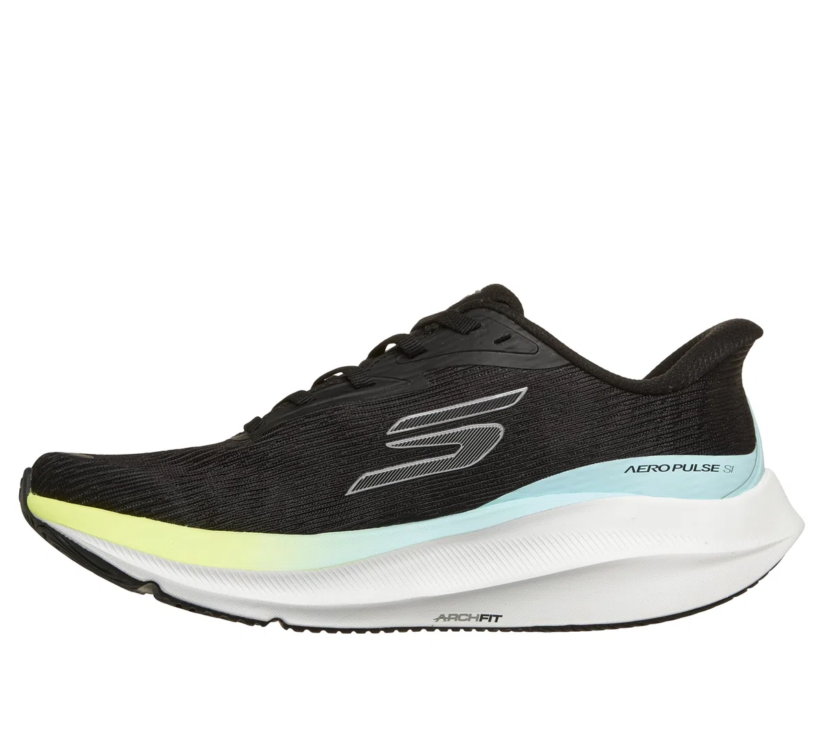 Skechers Mujer Aero Pulse Performance Running Trainers - Lightweight Mesh Athletic Shoes with Arch Support Slip-In Entrenador
