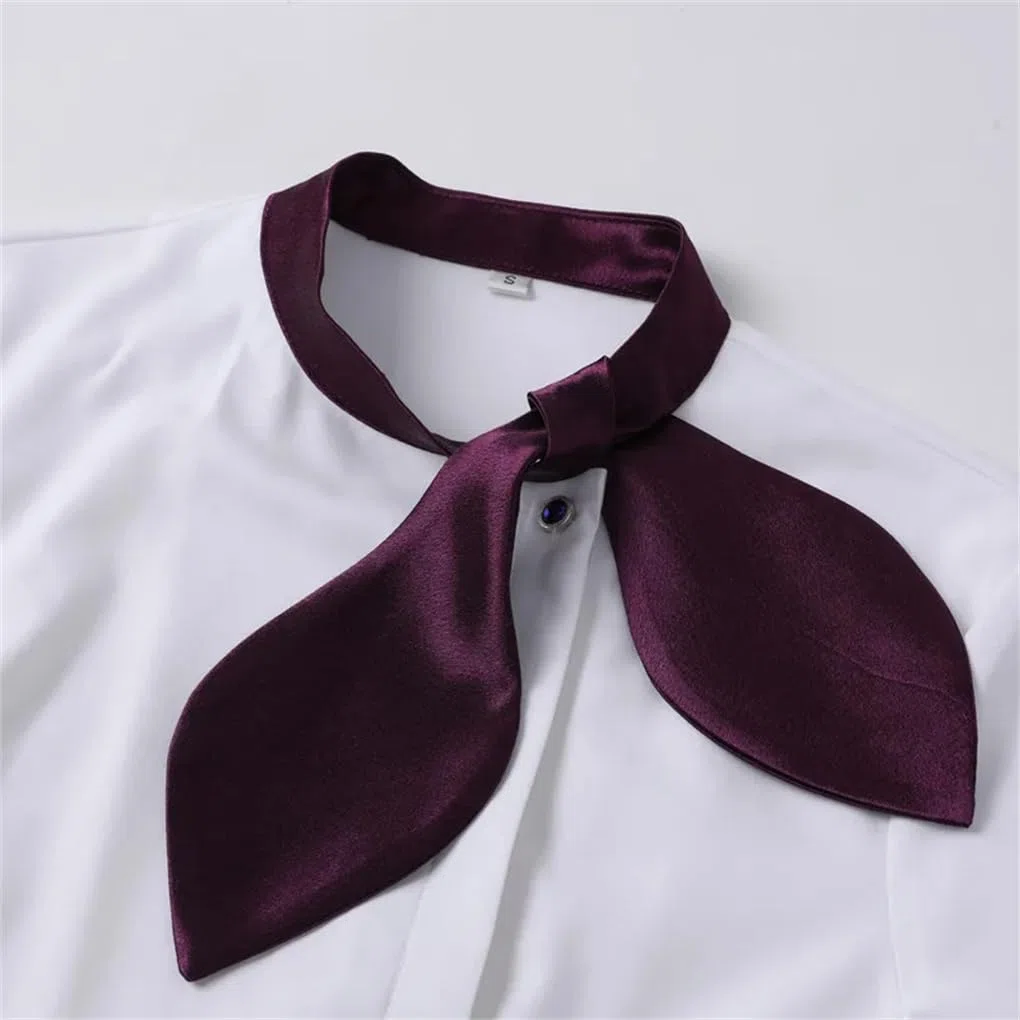 HEYDHSDC Camisa de manga larga para mujer, color azul, para oficina, negocios, formal, cuello de lazo, para trabajo