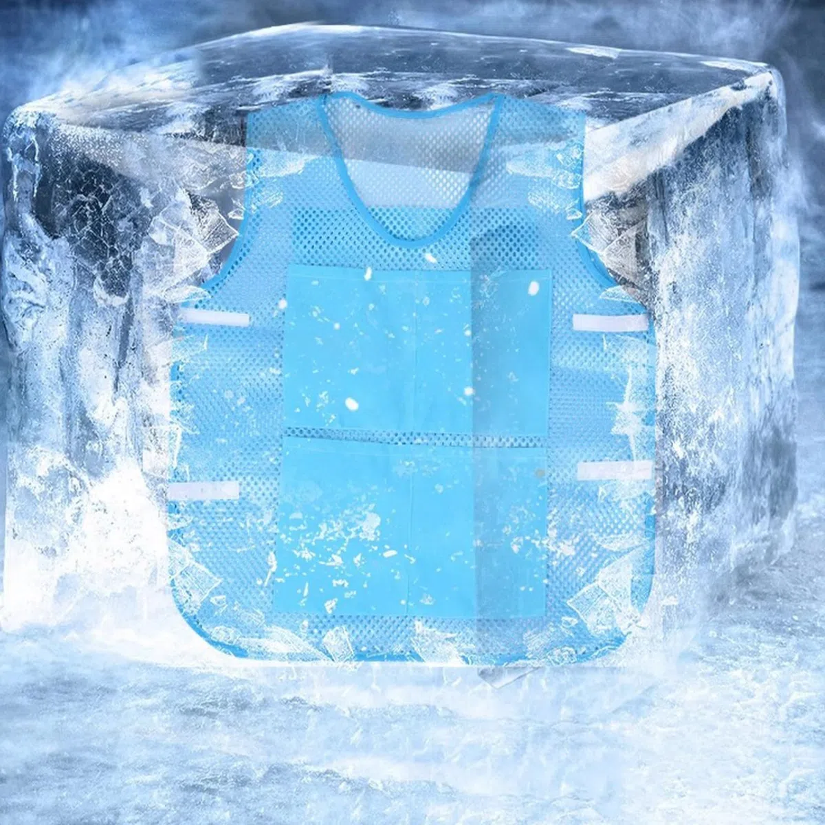 Chalecos refrigerantes, chaleco frío portátil unisex para adultos, ropa fría personal para trabajadores, deportes, viajes, día al aire libre, padre y papá