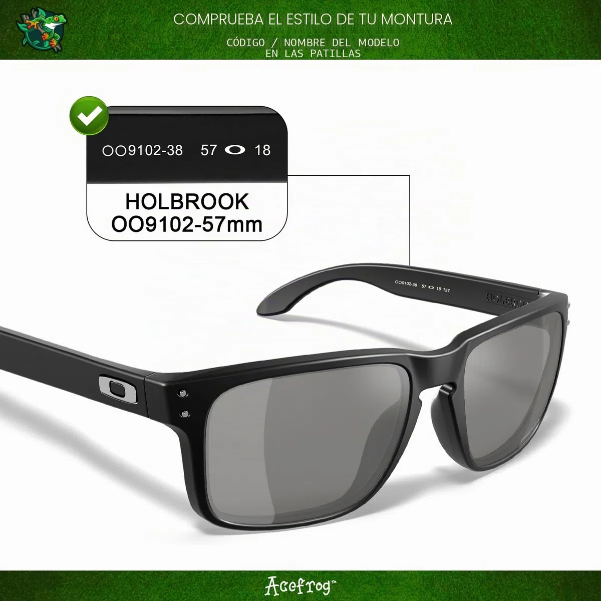 Acefrog 4 pares de lentes polarizados de repuesto para gafas de sol Oakley Holbrook OO9102, ajuste perfecto, inastillable, antiarañazos, paquete económico