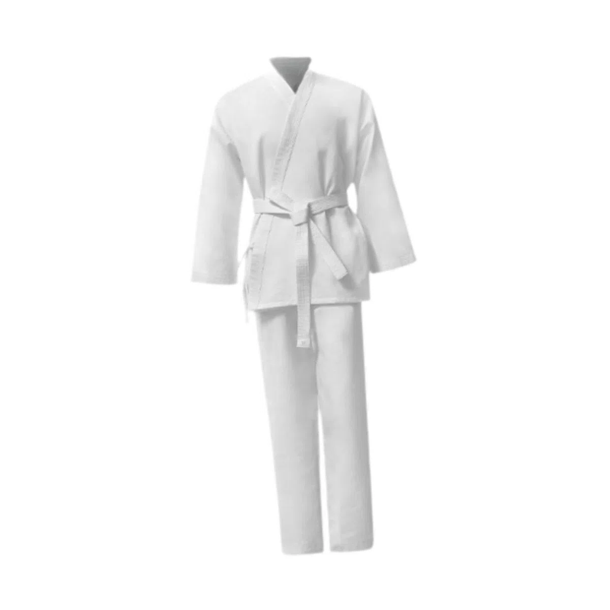 rockible Uniforme de Karate, Karate Gi, Mangas Largas Transpirable con Cinturón Conjunto de Trajes de Karate, Ropa de Karate para Ejercicio de Karate de