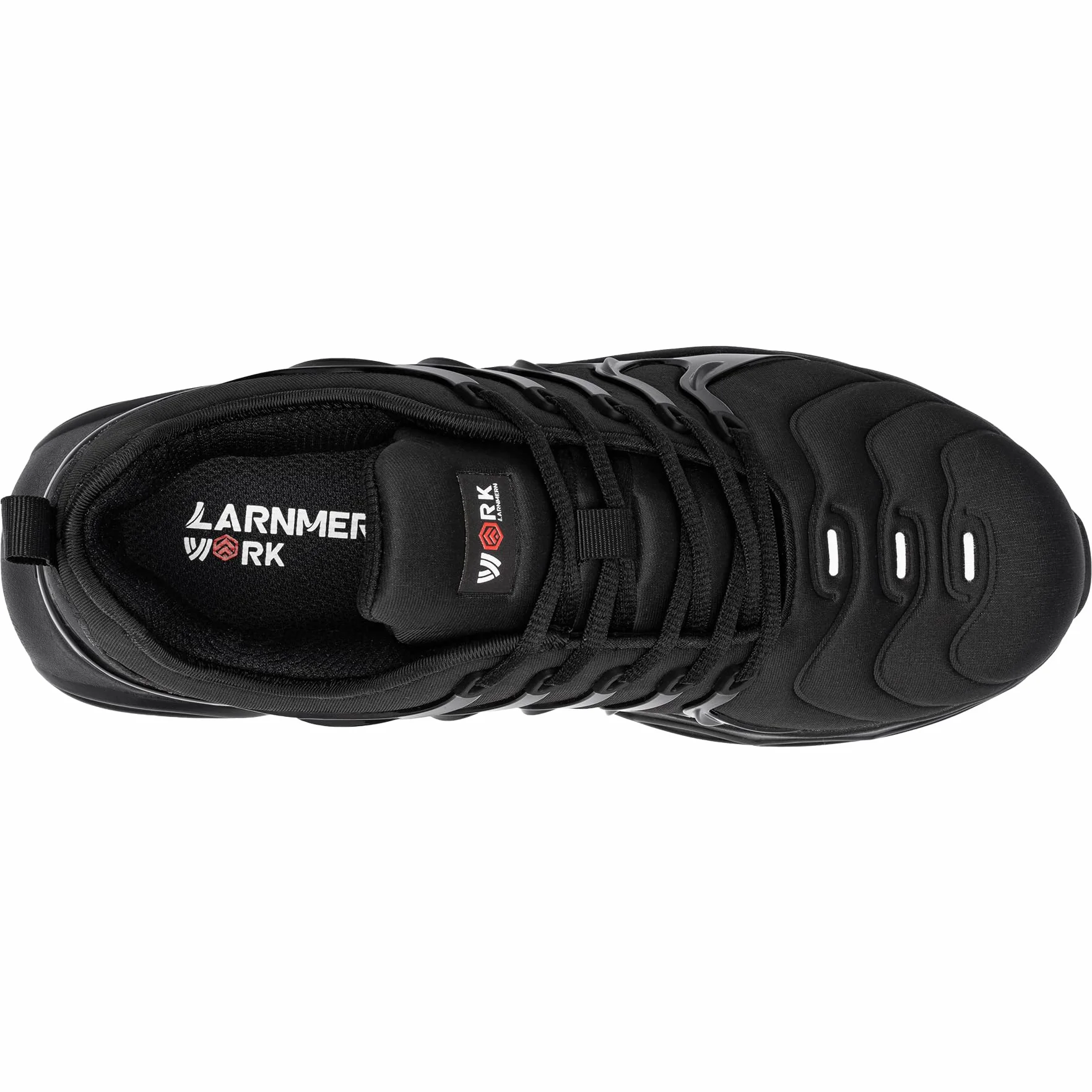 LARNMERN Steel Toe Cap Trainers Mens Safety Trainers Lightweight Safety Shoes Cushioning Fashion Breathable Comfortable Work Shoes 3.5UK-14UK