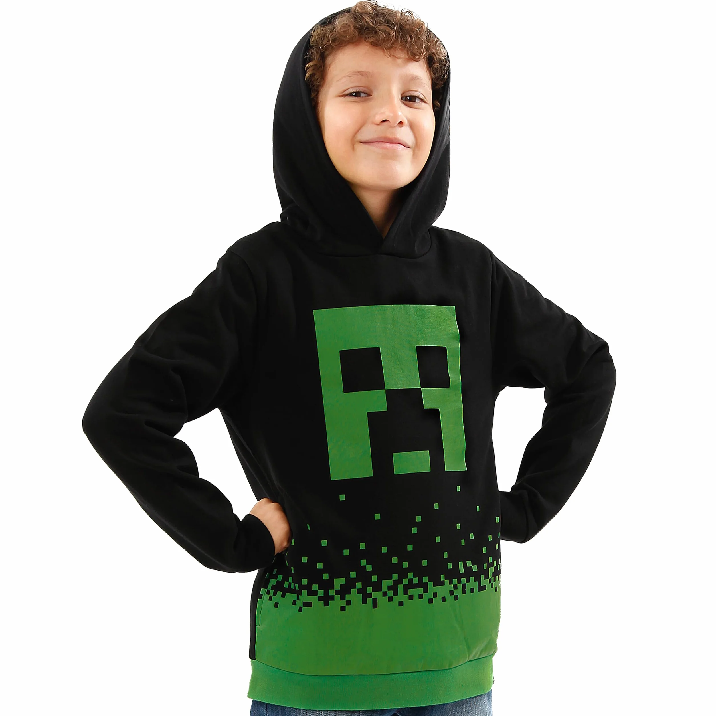 Minecraft Sudadera con Capucha niños | Sudadera con Capucha Creeper | Ropa de Juego para niños