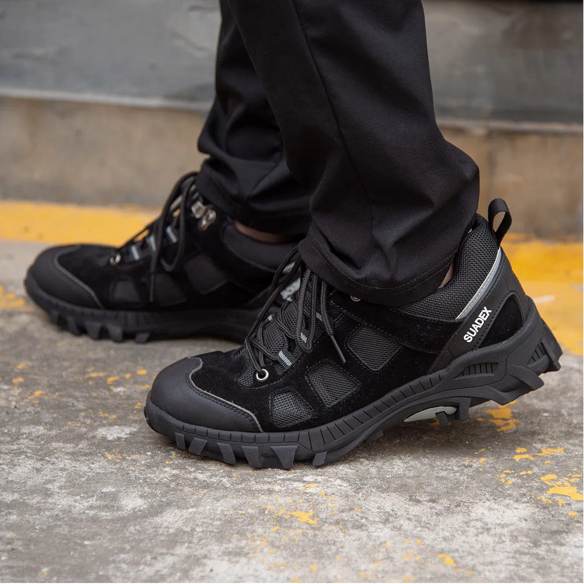 SUADEX Zapatos de Seguridad paraDING1 Ligeros Transpirables con Puntera de Acero Calzado de Seguridad 37-48 EU