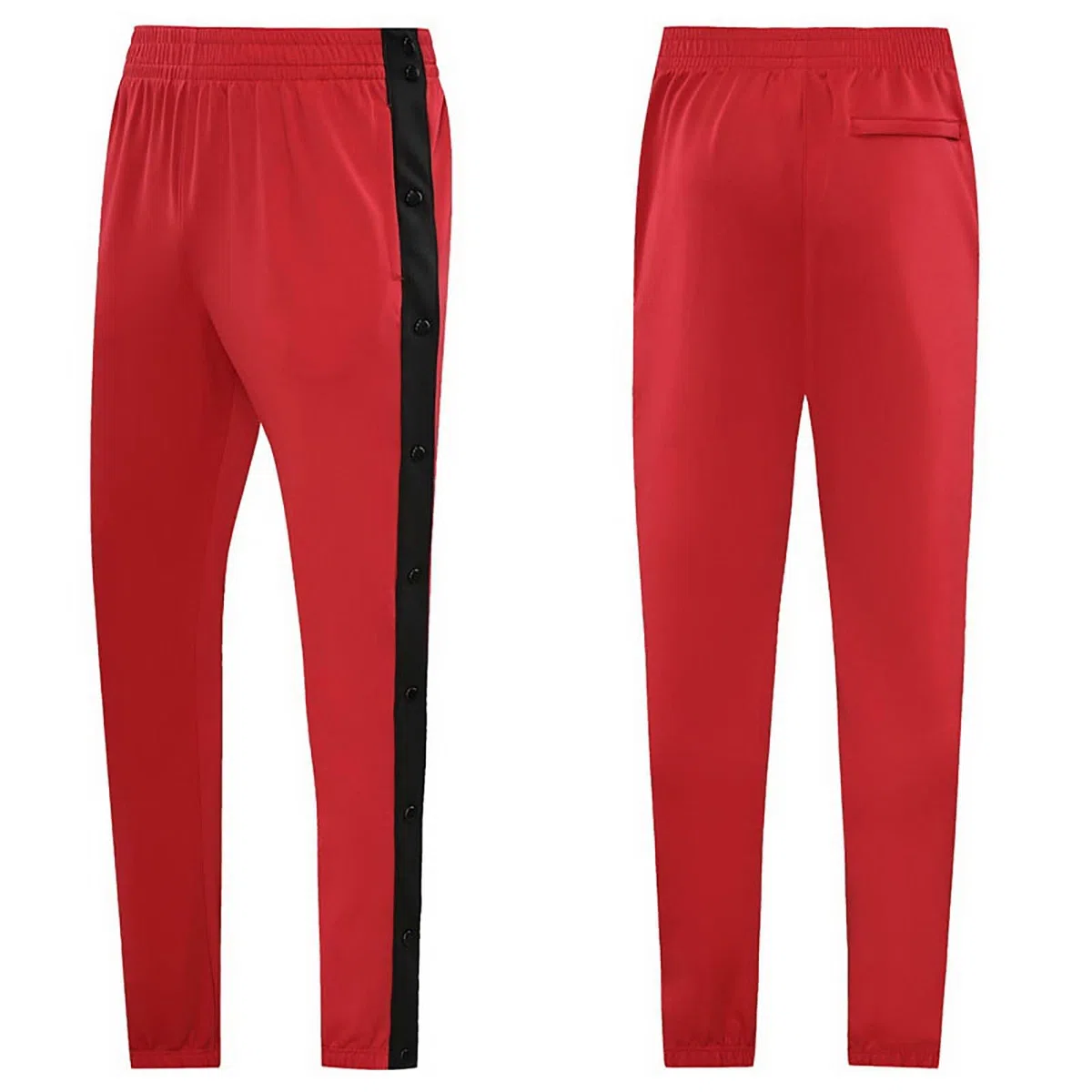 Generisch Pantalones de baloncesto holgados con botones laterales con puños elásticos