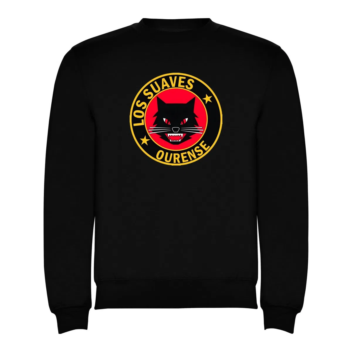 Genérico Sudadera Los Suaves Logo Negra para Hombre - Tallas S a XXL
