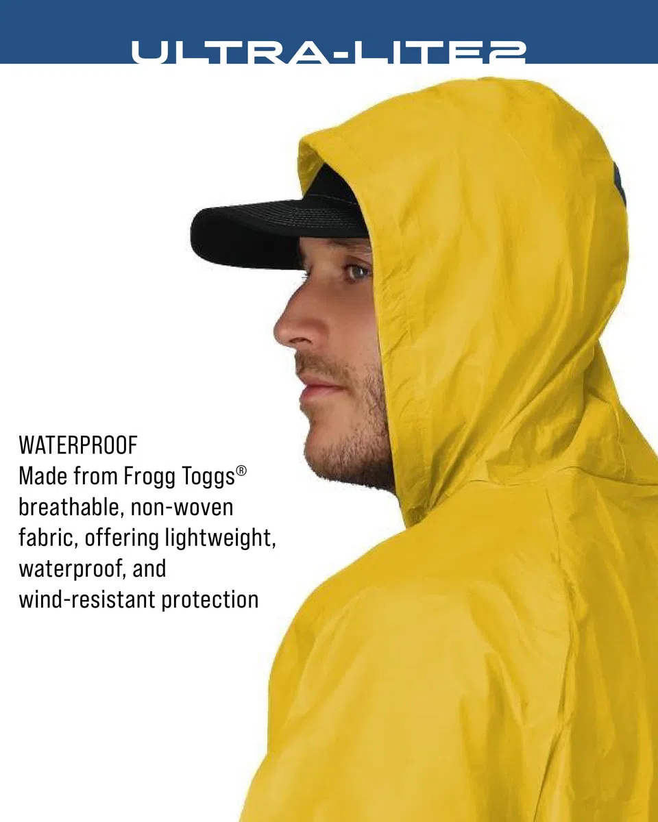 FROGG TOGGS Ultra-lite2 Waterproof Breathable Protective Rain Suit Ropa de lluvia Hombre (Pack de 1)