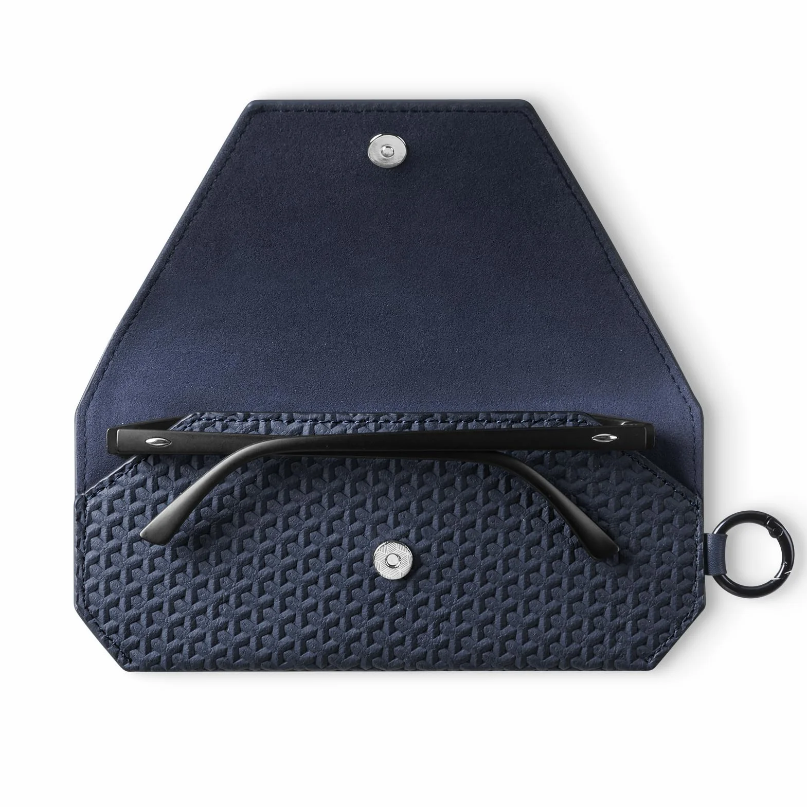 VULKIT Estuche Portátil de Cuero Sintético para Gafas de Mujer y Hombre, Funda Delgada para Gafas de Sol, Estuche Unisex para Lentes, Compatible con la mayoría de Gafas y Lentes de Sol, Talla Única