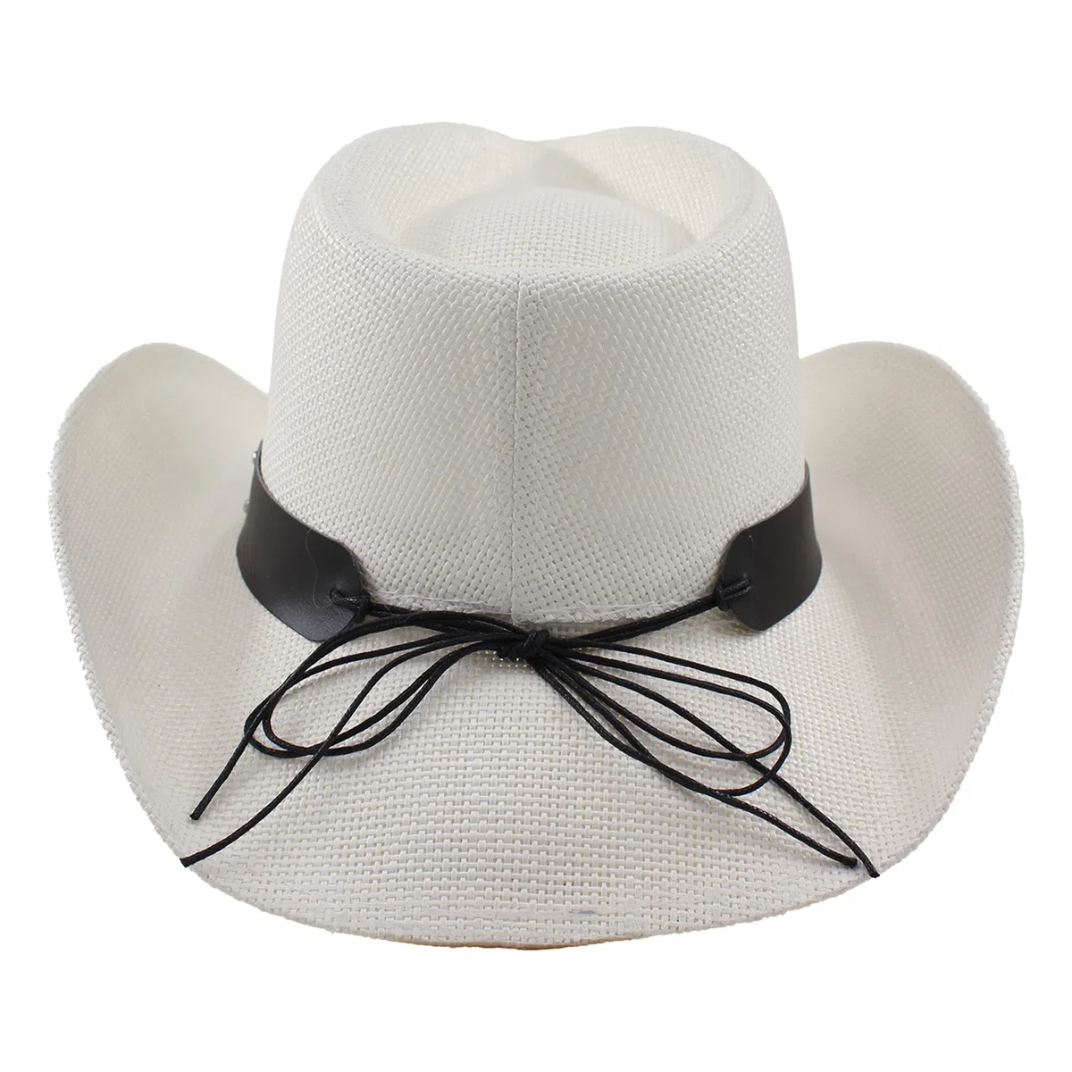Sombrero Cowboy Hombre Mujer Estilo Marino con Estrella, Cuentas Azul Océano y Conchas, Ajustable para Festivales Verano