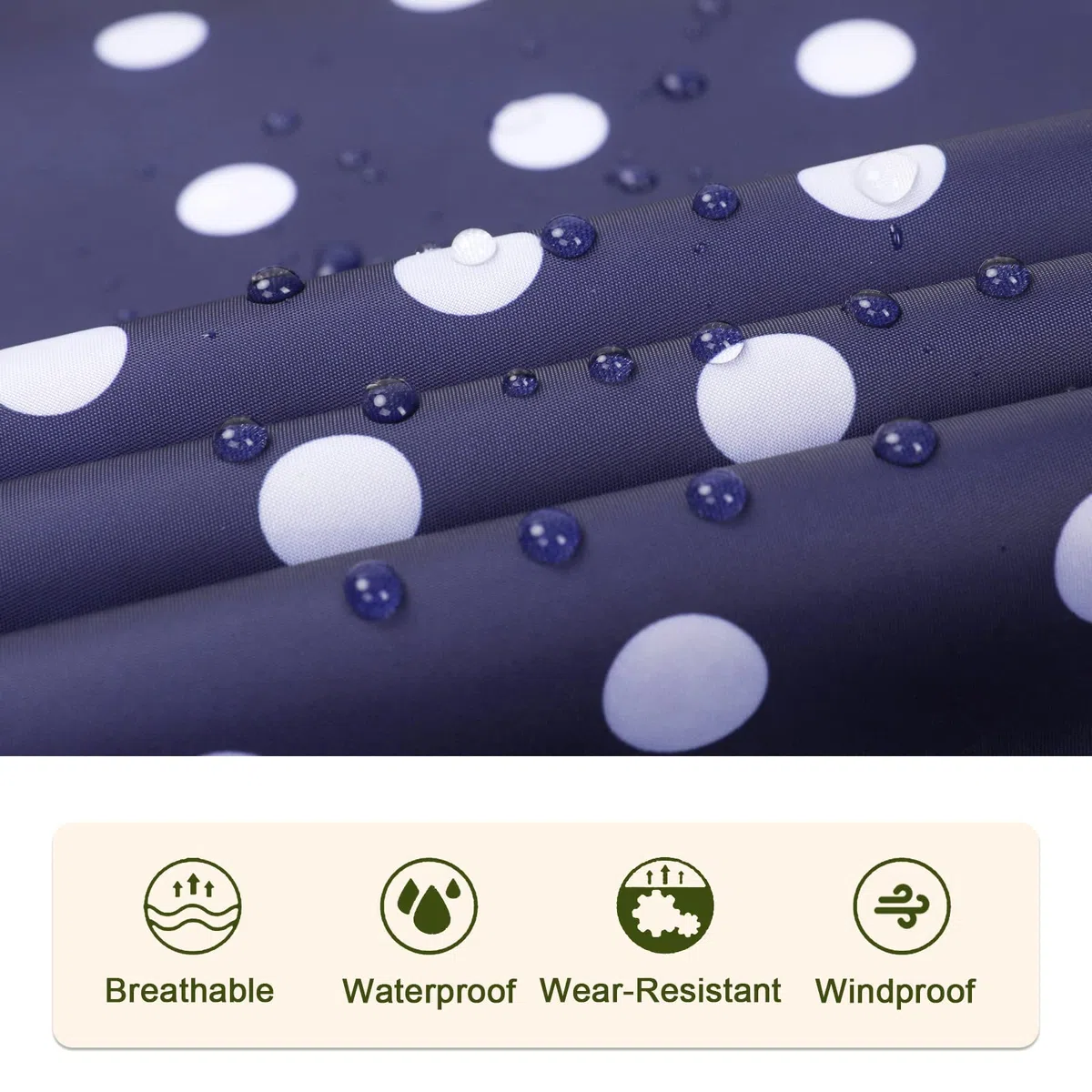SaphiRose Yy-k29 Poncho de lluvia Mujer (Pack de 1)