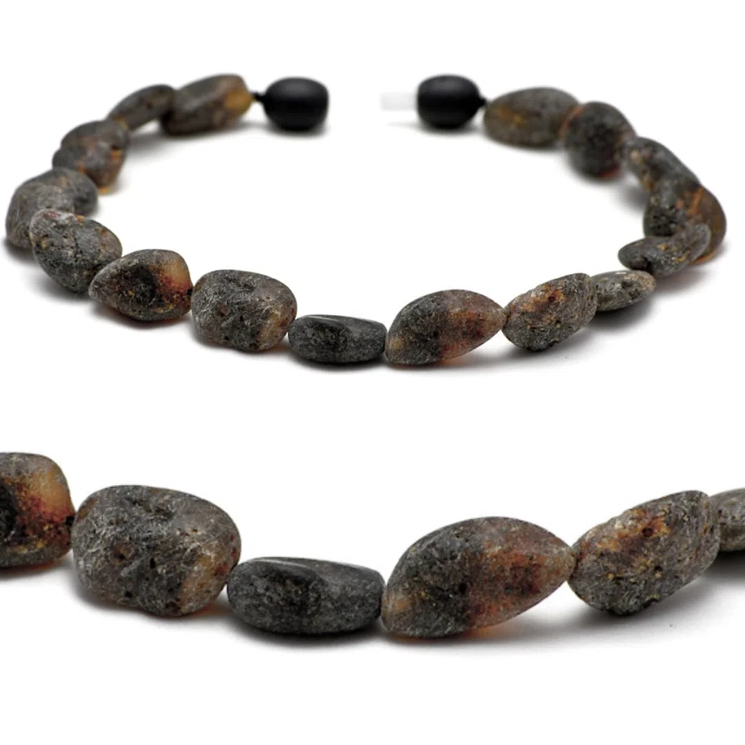 Pulsera de ámbar – Pulsera de ámbar para hombre y mujer – Joyería unisex con piedras de ámbar natural – Hecho a mano