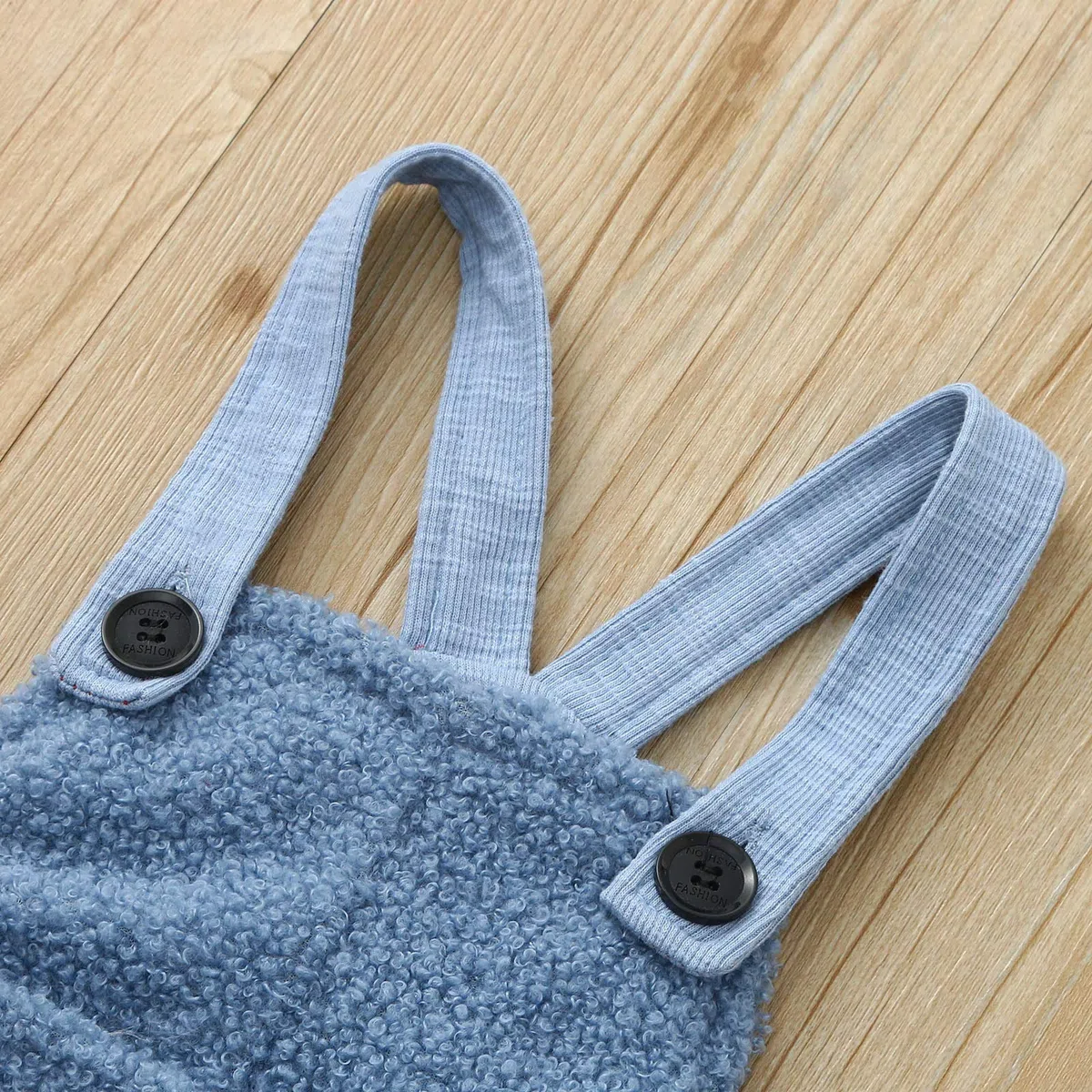 Mono de franela para bebé, niña/niño, mezcla de algodón, peto de peluche con botones, unisex, pantalón de invierno con tirantes