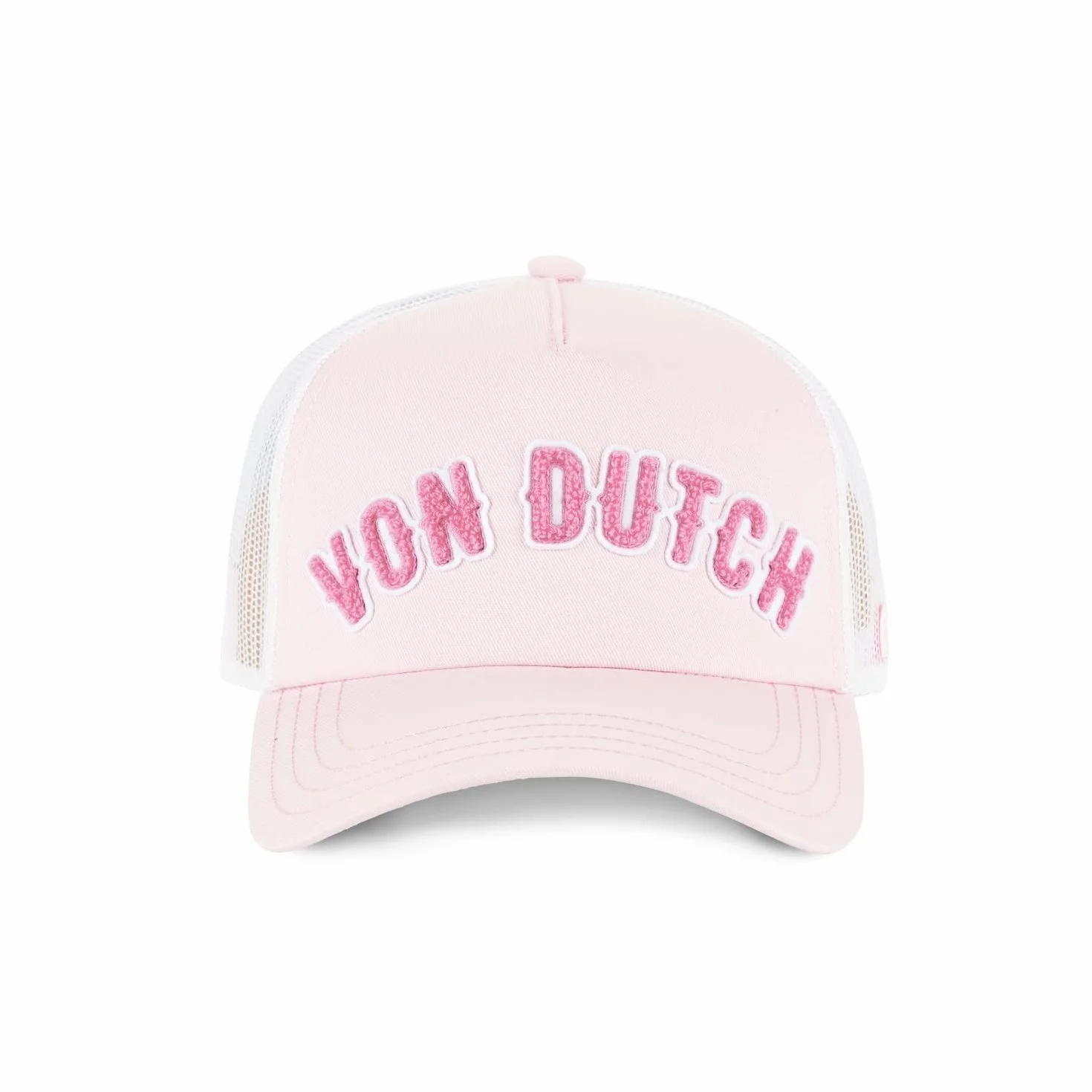 Von Dutch Gorra para Hombre y Mujer, Gorra Trucker Ajustable, Rosa, Talla única