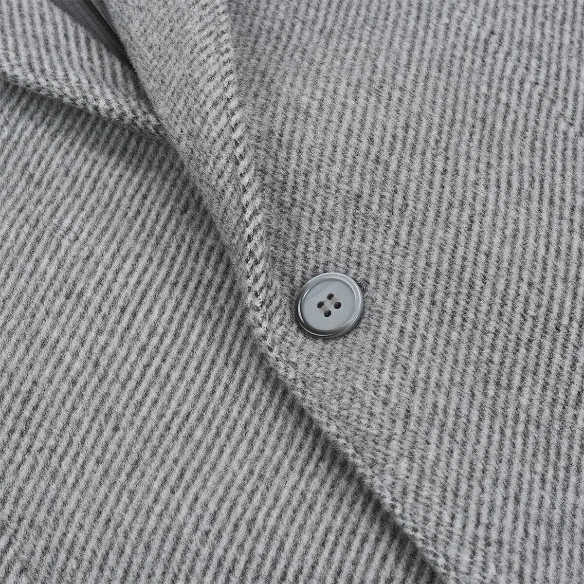 Allthemen Blazer Hombre Formal de Lana Chaqueta Ajustada con Dos Botones a Cuadros para Invierno
