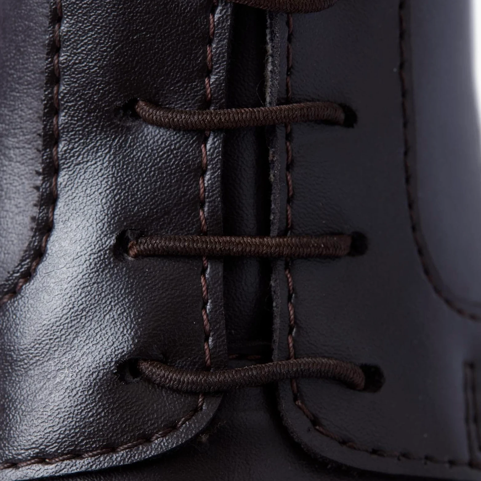 HORZE Botines de Montar Kilkenny de Cuero sintético con Cremallera en la Parte Trasera y Cordones elásticos, Negros, Adultos y Junior, Todas Las Tallas, Marrón, 41