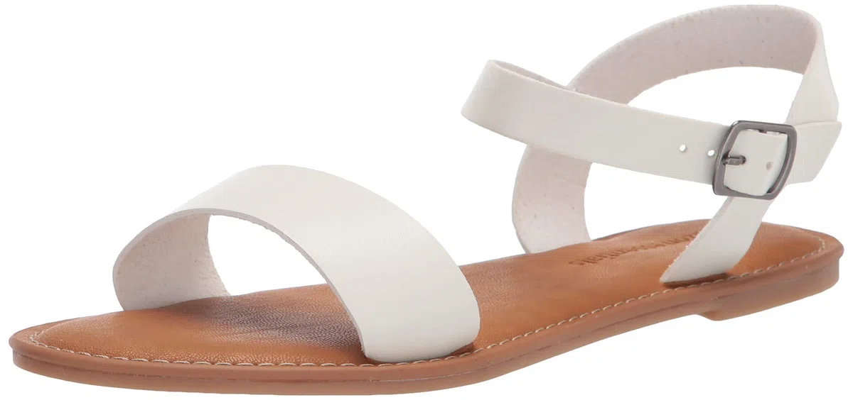 Amazon Essentials Mujer Sandalia con Hebillas de Dos Tiras