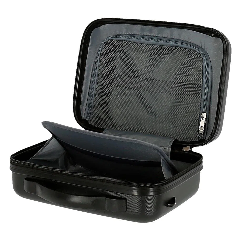 Roll Road Camboya Neceseres de viaje Negro 29x21x15 cms Rígido ABS 9,14L 0,63 kgs