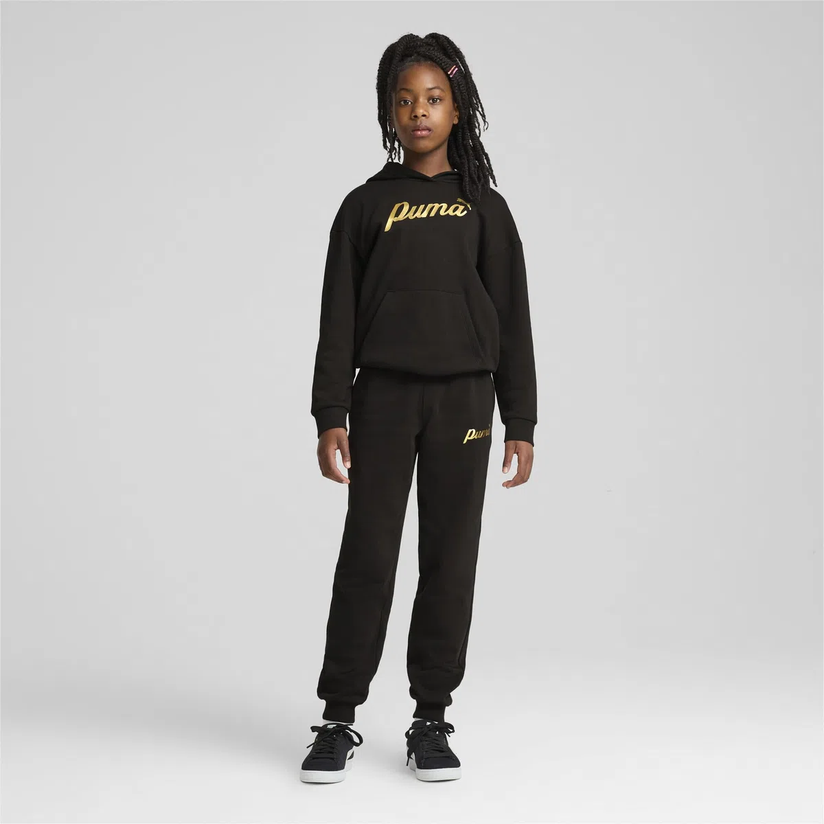 PUMA ESS Sweatpants FL Cl G - Pantalones de Punto Niñas