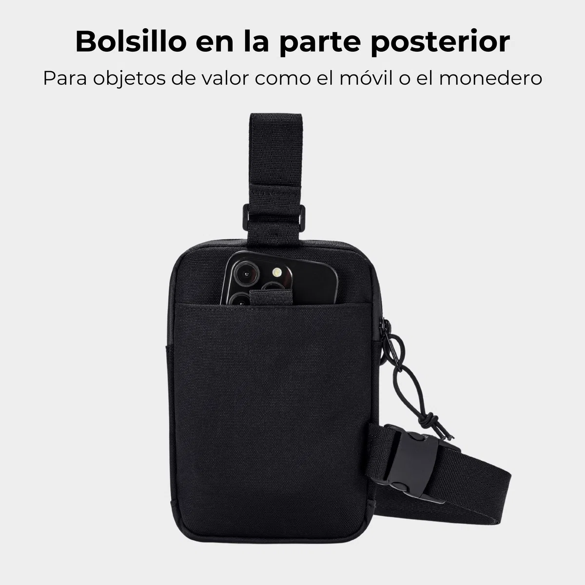 Johnny Urban Sling Bag Señoras Hombres - Arthur - Crossbody Bolso de Pecho para Ocio, Viaje, Senderismo, Festival - Compartimento para Móvil, Llaves, Cartera - Repelente al Agua