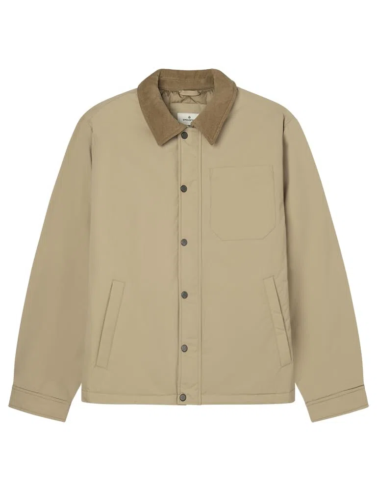 SPRINGFIELD Puffed Jacket With Corduroy Chaqueta Abolojada Hombre