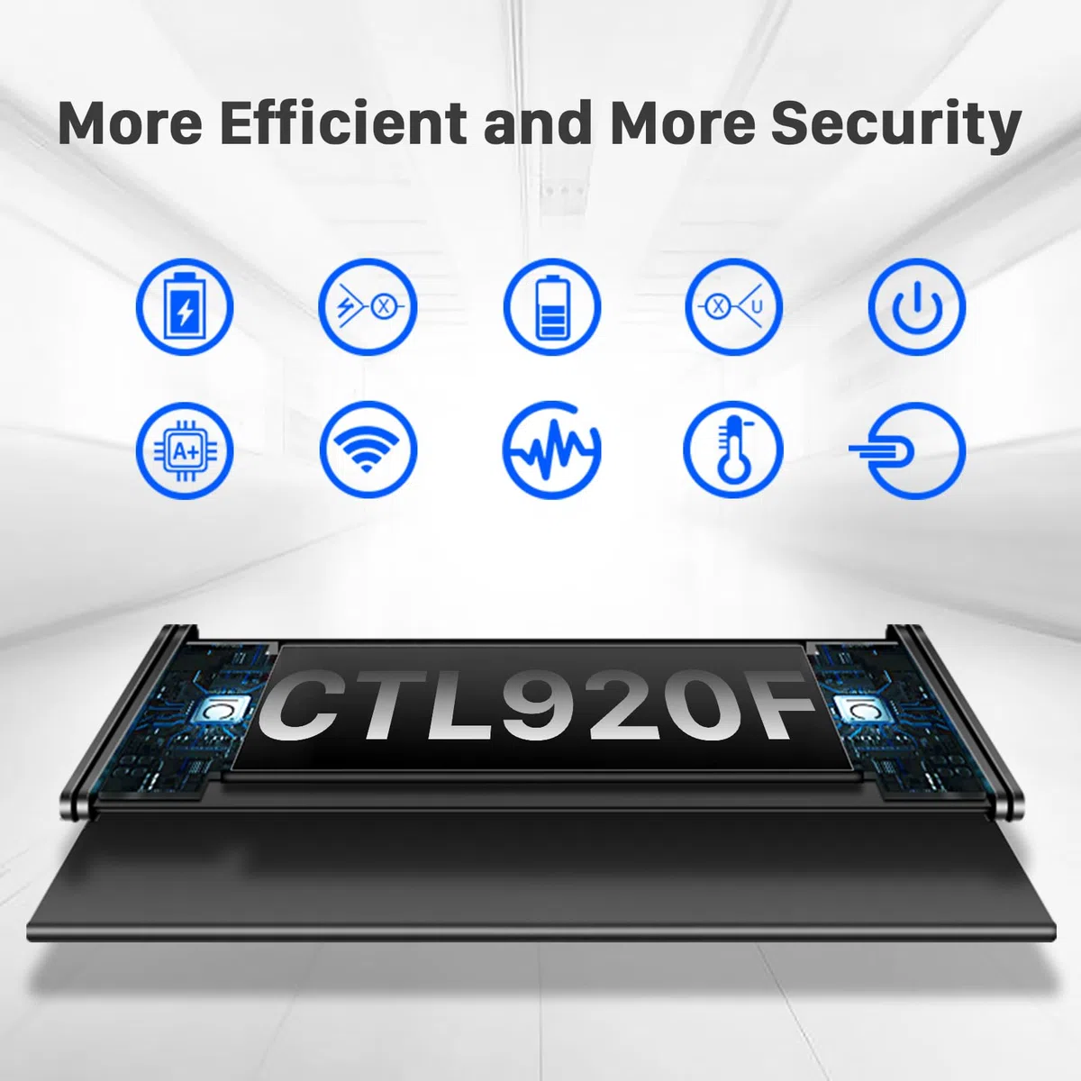 Batería CTL920F, repuesto de batería solar compatible con Panasonic CTL920F batería solar Casio