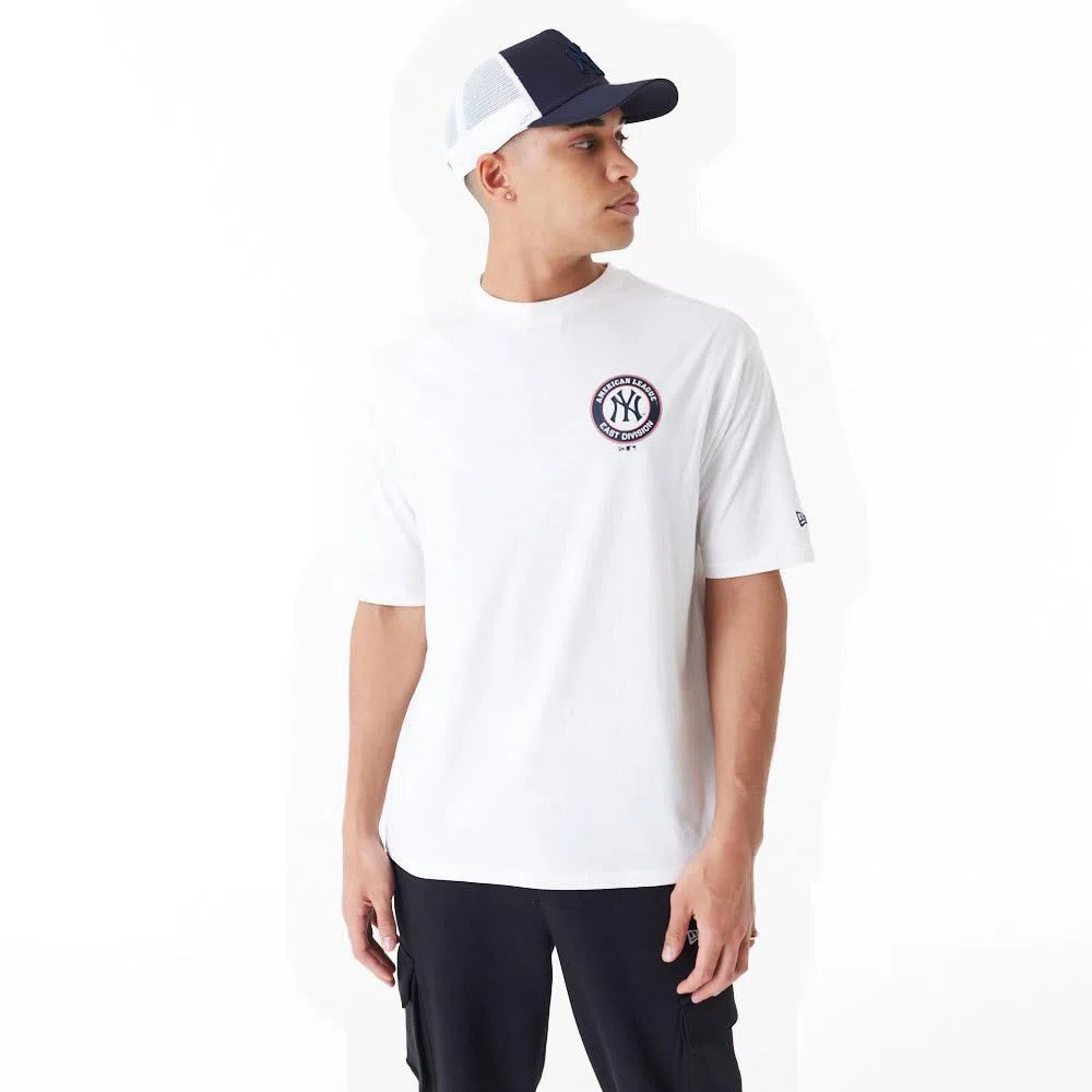 New Era MLB Player Grphc Os tee Neyyan 60435538 Blusas Hombre (Pack de 1)
