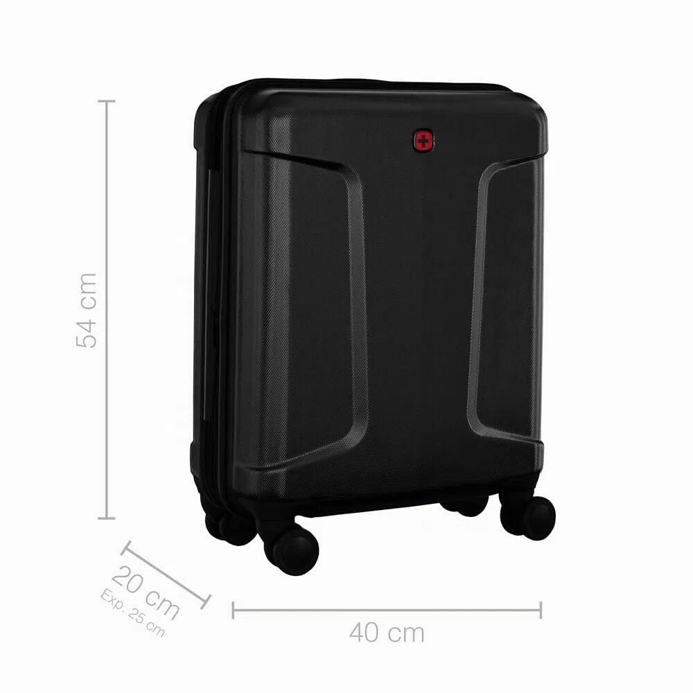 Wenger Legacy Maleta de Carcasa rígida con 4 Ruedas, Trolley, Cierre de Seguridad, Mujer, Hombre, Viajes, Vacaciones