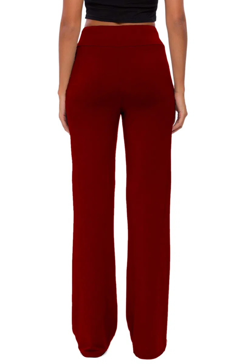 Pantalones De Yoga para Mujer con Bolsillos Pierna Recta Cómodos Modal con Cordón para Descansar Correr Pantalones Largos Activos