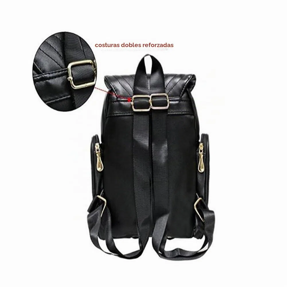 Bolso De Cuero De La PU De La Muchacha De La Mochila De La Forma del Búho De La Historieta De La Manera Mini
