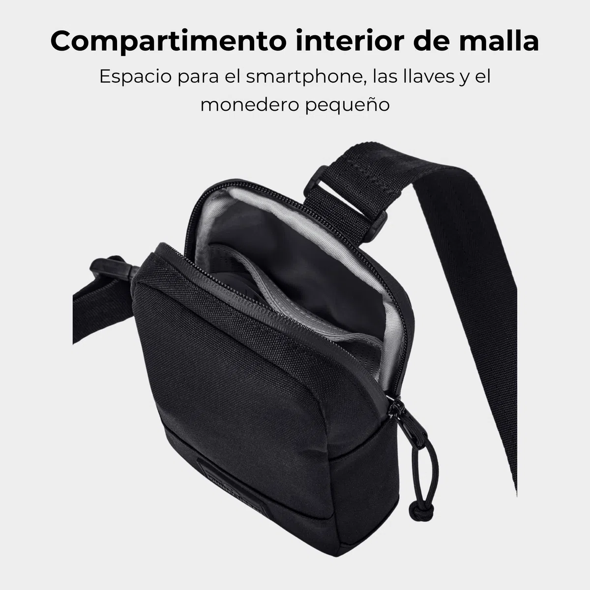 Johnny Urban Sling Bag Señoras Hombres - Arthur - Crossbody Bolso de Pecho para Ocio, Viaje, Senderismo, Festival - Compartimento para Móvil, Llaves, Cartera - Repelente al Agua