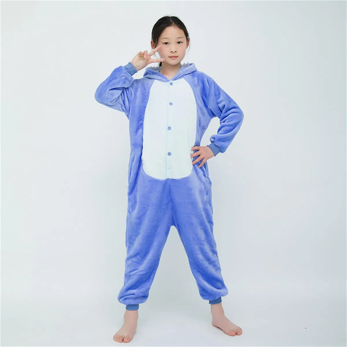 Unisex Niños Unicornio Pijamas la Ropa de Noche del Traje Onesie 3D Novedad Mono Stitch Cartoon Animal Cosplay Disfraces Mascotas Carnaval Navidad Ropa especializada para Niños Niñas