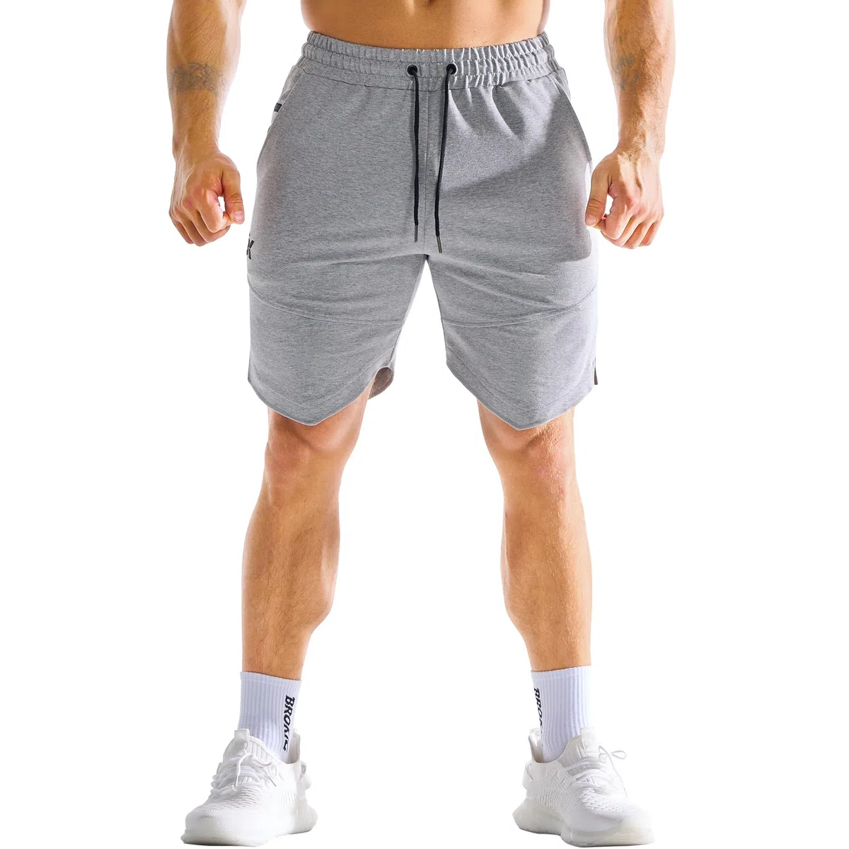 ZENWILL Zipslim Pantalones Cortos Deporte Hombre Pantalón Corto Running Cremallera Bolsillo Short Entrenamiento Gimnasio