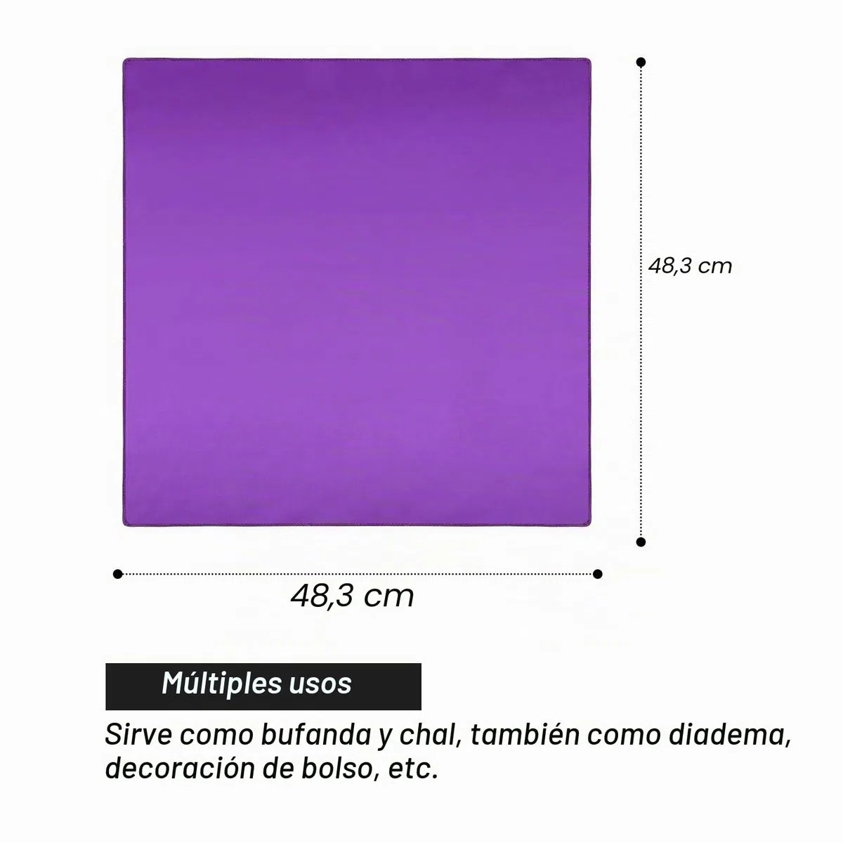 15 Piezas Bufanda de Cuello Cuadrada de Mujeres Pañuelo de Cuello de Colores Sólidos Mixtos Bandana de Cabeza