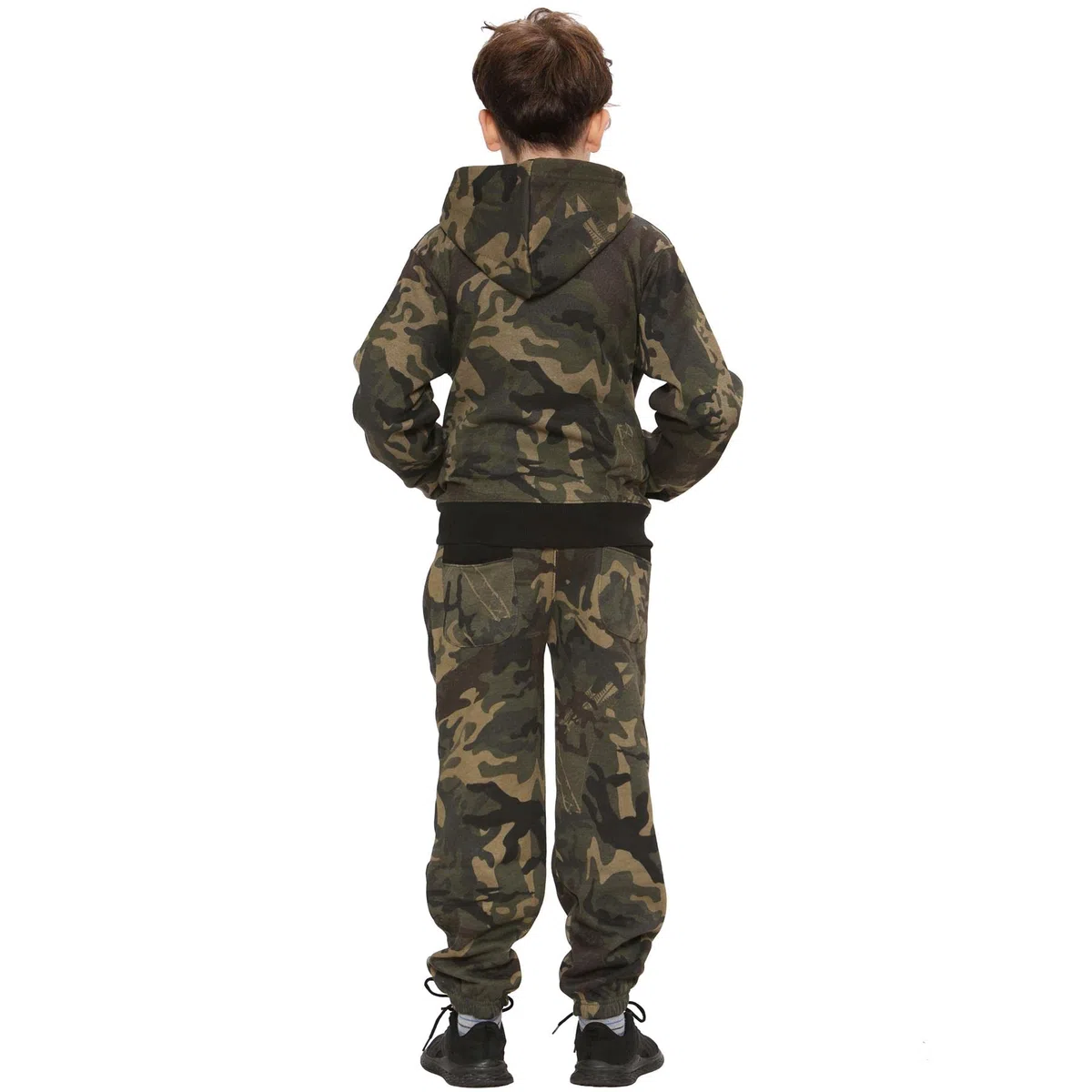 A2Z 4 Kids Niños Chandal Muchachos Muchachas Diseñador Camuflaje Imprimir Con Cremallera Top Sudadera Con Capucha Y Fondo Trotar Traje Edad 5-13 Años