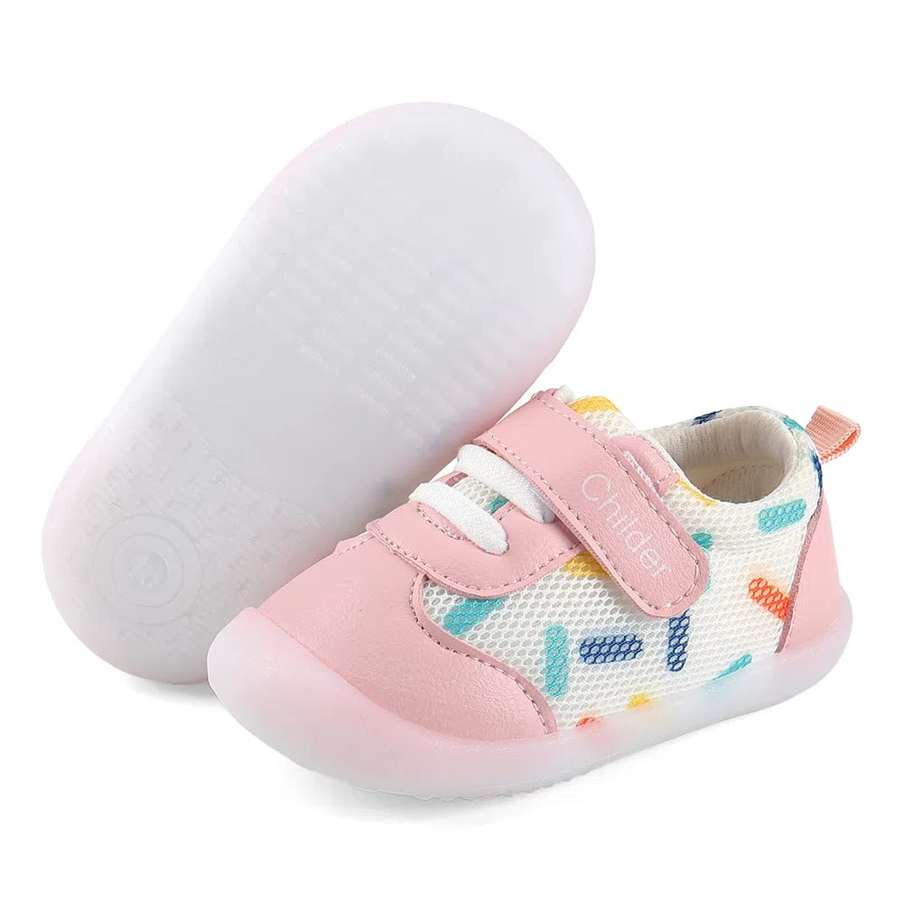 MASOCIO Unisex Zapatillas Bebé Niño Niña Zapatos Primeros Pasos con Suela Goma Antideslizante
