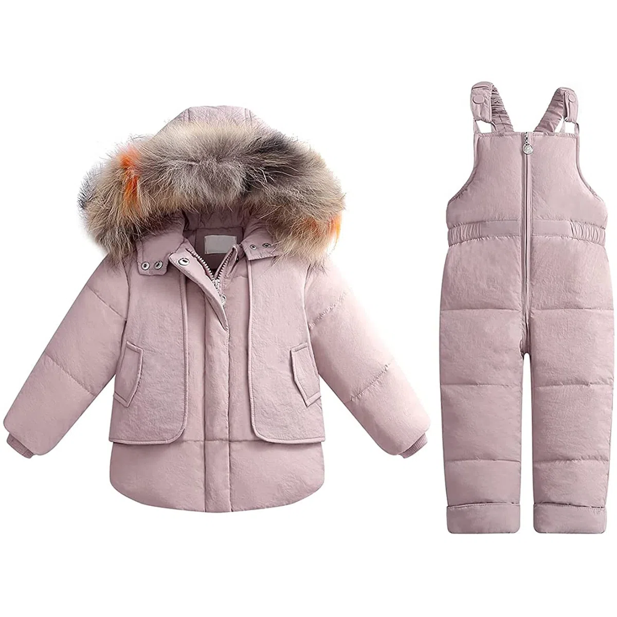 Generisch Traje de nieve infantil para niños pequeños, ropa de invierno para bebé, mono de piel sintética, chaqueta con capucha, abrigo, traje, invierno, hombre, oferta