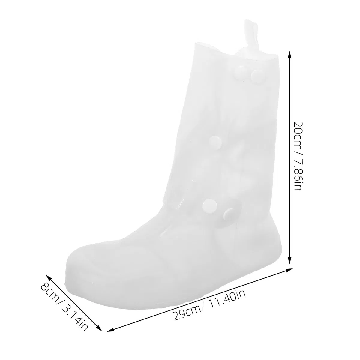 YARNOW Cubrezapatos Impermeables de Silicona para Adultos 2 Pares Talla 36/37 Antideslizantes Resistentes al Desgaste Reutilizables Ideales para Viajes Ciclismo y Protección Lluvia