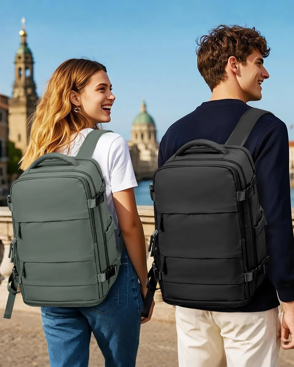 SZLX Mochila al Vacio con Bomba Mochila Viaje Cabina Avion 40x30x20 Ryanair Vueling Wizzair Equipaje de Mano 40x30x20 Mochila Viaje 40x20x25 Maletas Cabina 45x36x20 Easyjet para Portatil Mujer Hombre