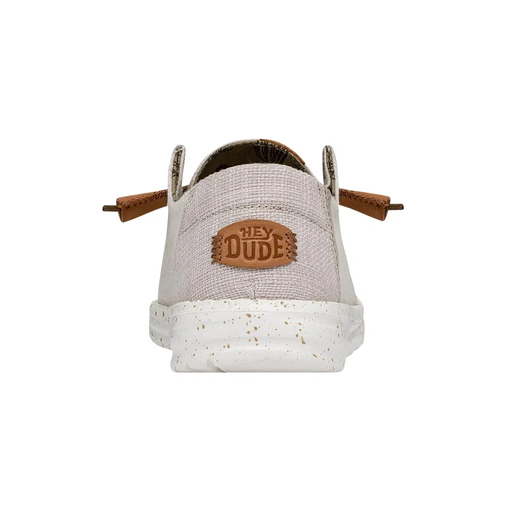 HEYDUDE Women Wendy Washed Cream Casual Moccasin 38 EU