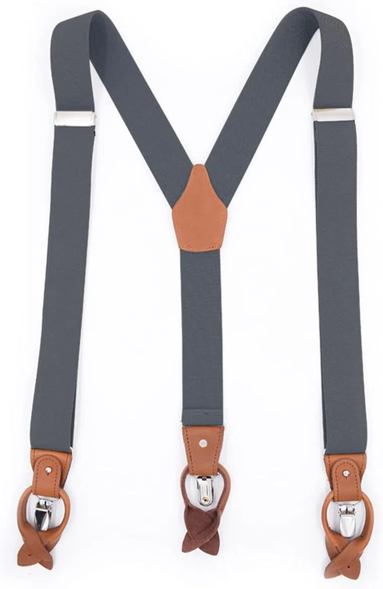 Genérico Tirantes De Hombre De Hombros Anchos, Elásticos Ajustables En Forma De Y, Clips De 3,5 Cm De Ancho, Correas De Trabajo Resistentes Y Duraderas (Degree)