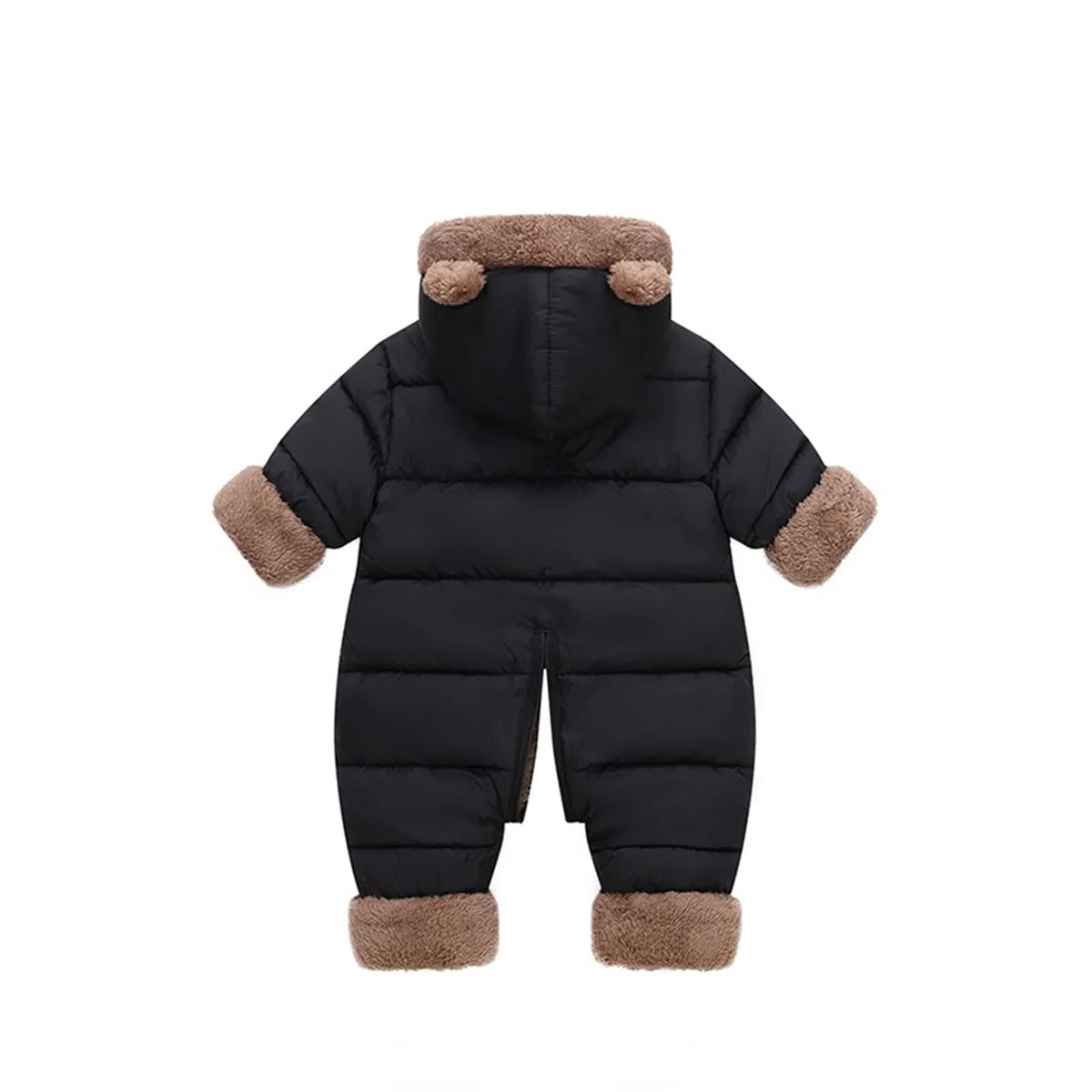 Generisch Traje de nieve para bebé y niña, traje de invierno con capucha, mono con capucha, traje de oso, abrigo cálido para bebés