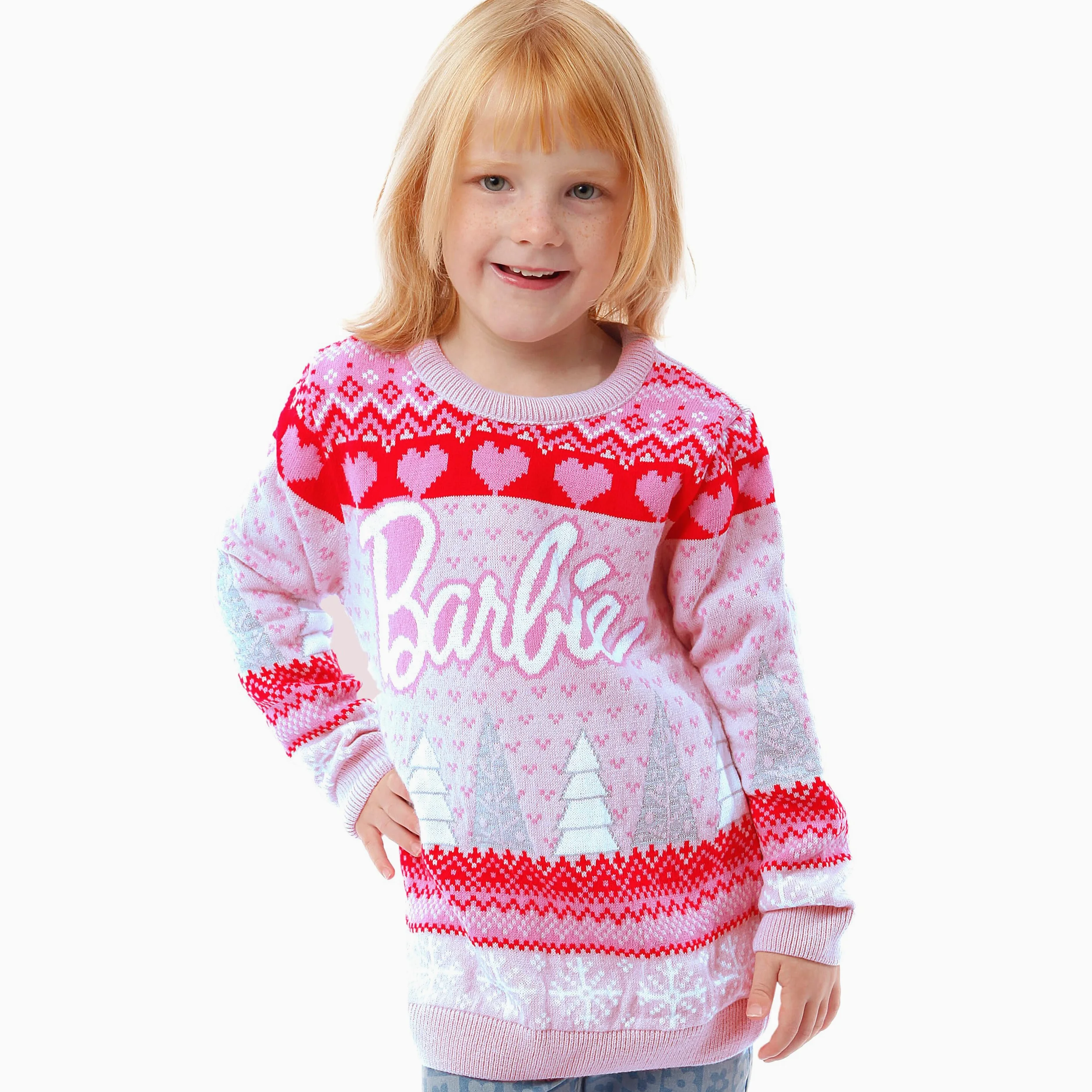 Barbie Jersey Navideño Chicas Sueter De Navidad | Jersey De Navidad Niña